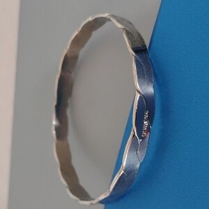 Vintage Rope Design Sterling Silver Bracelet